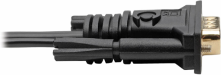VGA + Audio to HDMI Adapter Cable, 6 ft, 1920 x 1080 @ 60 Hz