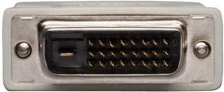 DVI-D Male to DVI-I Female Cable Adapter - Beige, Lifetime Warranty