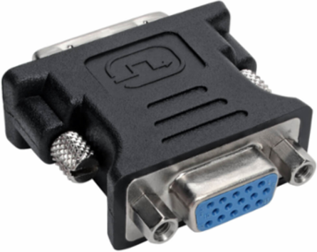 DVI to VGA Cable Adapter, DVI-A Male to HD15 Female, RoHS-Compliant
