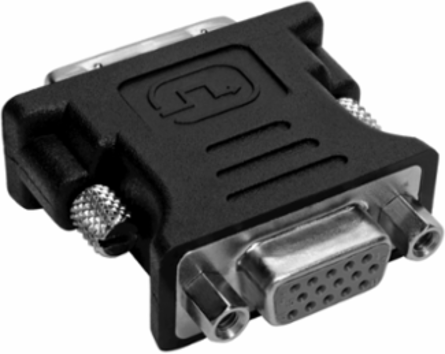 DVI to VGA Cable Adapter, DVI-A Male to HD15 Female, RoHS-Compliant