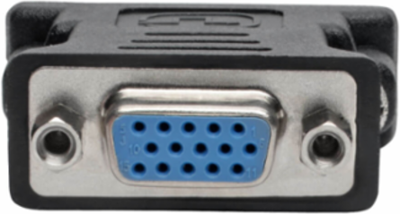 DVI to VGA Cable Adapter, DVI-A Male to HD15 Female, RoHS-Compliant