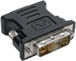 DVI to VGA Cable Adapter, DVI-A Male to HD15 Female, RoHS-Compliant