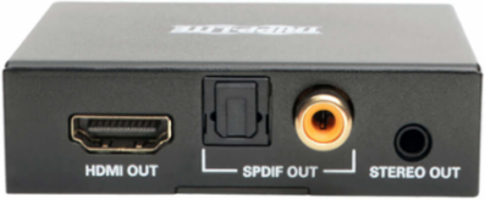 4K HDMI Audio De-Embedder with 5.1 Channel, TOSLINK, RCA, 3.5 mm Output