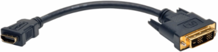 HDMI to DVI Adapter Cable, 8 Inch, Supports 1920x1200 and 1920x1080 Resolutions