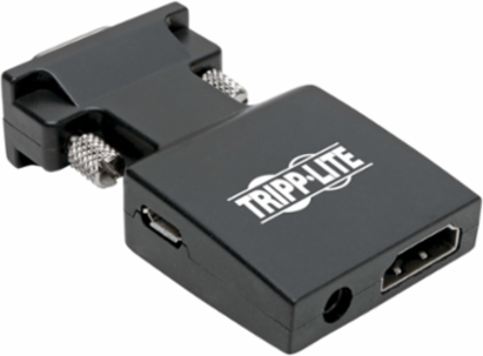 HDMI to VGA Active Adapter with Audio, 1080p, 3-Year Warranty