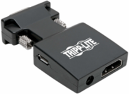 HDMI to VGA Active Adapter with Audio, 1080p, 3-Year Warranty