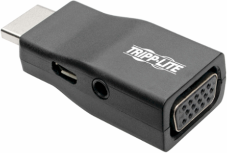 HDMI to VGA Converter Adapter with Audio, 1080p Resolution, Compact Design