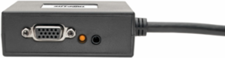 HDMI to VGA and Audio Adapter, 6 Inch, Black, Dual 3.5mm Audio Output