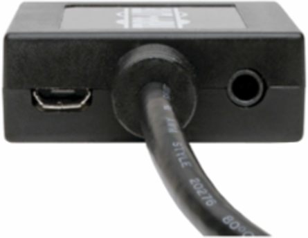 Micro HDMI to VGA Adapter, 6 Inch, Supports 1080p Video with Audio