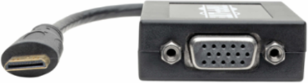 Mini HDMI to VGA Adapter - 6 Inch, 1080p Resolution, Plug-and-Play