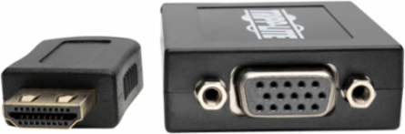 HDMI to VGA Audio Converter Cable Adapter, 6 Inch, Supports 1920x1200 Resolution