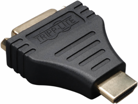 DVI-D Female to HDMI Male Adapter, Compact Size, Gold Plated Connectors