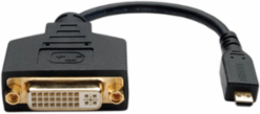 Micro HDMI to DVI-D Adapter 6 Inch with Lifetime Warranty