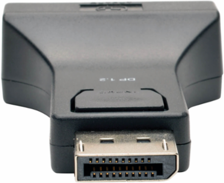 DisplayPort 1.2 to DVI Adapter Converter (M/F) - Passive, Black