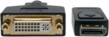 DisplayPort to DVI Video Converter, 1 ft., 1080p, Black