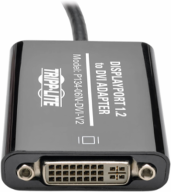DisplayPort to DVI Active Adapter, 6 Inch, Supports 1080p Resolution