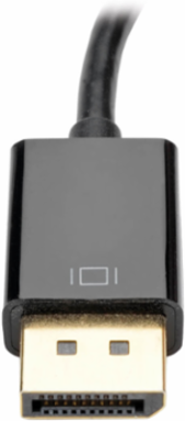 DisplayPort to VGA Active Adapter, 6 Inch, HD15 Female, 1920x1200 Resolution