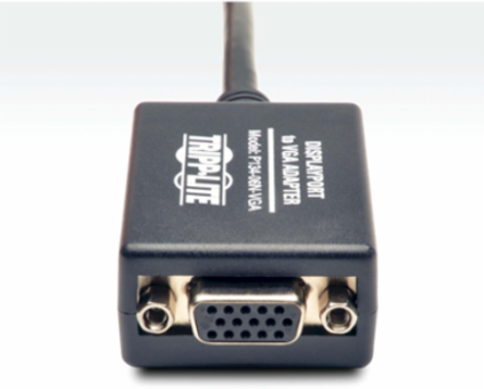 DisplayPort to VGA Active Adapter, 6 Inch, Supports 1920x1200/1080P