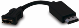 DisplayPort to HDMI Adapter, 6 Inch, 1920x1200, Supports 7.1 Audio
