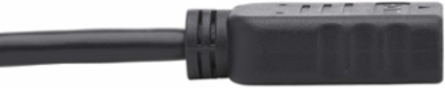 DisplayPort to HDMI Adapter, 1 ft, 1080p, HDCP, Black