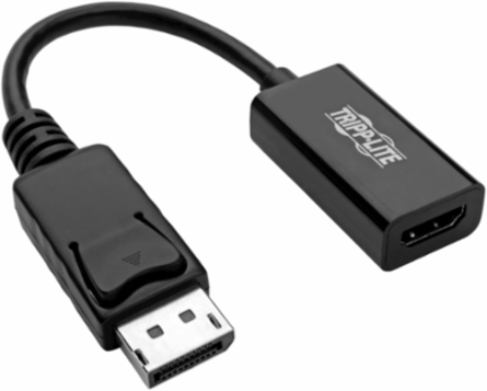DisplayPort to HDMI Active Adapter, 6 Inch, 4K 60Hz, Latching Connector