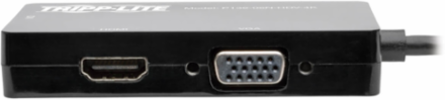 DisplayPort to VGA/DVI/HDMI Converter Adapter, 6 Inch, 4K at 30 Hz