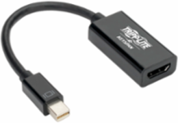 Mini DisplayPort to HDMI Active Adapter 4K 60 Hz, 6 Inch, Black