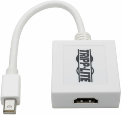 Mini DisplayPort to HDMI Adapter Cable, 6 Inch, 1080p, 3-Year Warranty