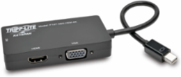 Mini DisplayPort to VGA/DVI/HDMI Converter Adapter, 4K @ 30Hz, 6 Inch