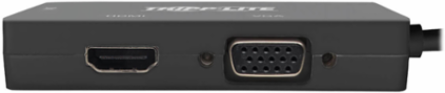 Keyspan Mini DisplayPort to VGA/DVI/HDMI Converter Adapter, 6 Inch, 4K 60Hz