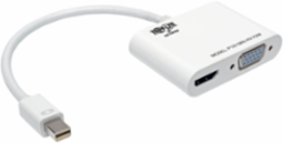 Mini DisplayPort to VGA/HDMI Converter Adapter, 4K 30Hz, 6 Inch