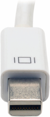 Mini DisplayPort to VGA Active Adapter, 6 Inch, White, DP1.2