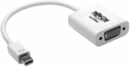 Mini DisplayPort to VGA Active Adapter, 6 Inch, White, DP1.2