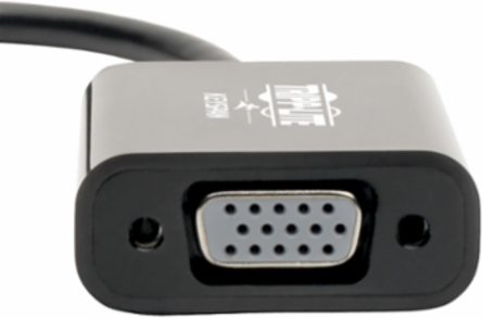 Mini DisplayPort to VGA Active Adapter, 6 Inch, 3-Year Warranty, Black
