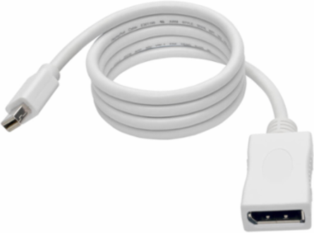 Mini DisplayPort to DisplayPort Adapter Cable, 3 ft, 4K 60Hz, HDCP 2.2
