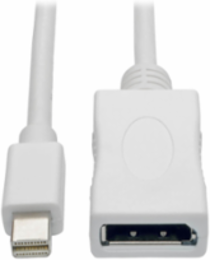 Mini DisplayPort to DisplayPort Adapter Cable, 3 ft, 4K 60Hz, HDCP 2.2