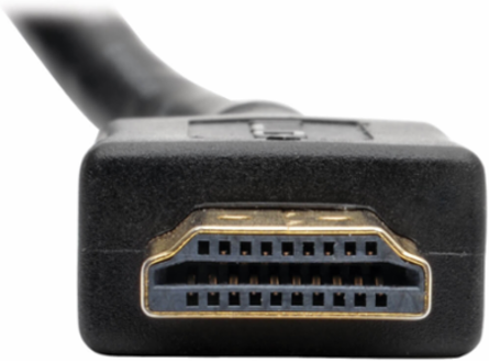 High-Speed HDMI All-in-One Keystone/Panel Mount Cable, 1 ft.