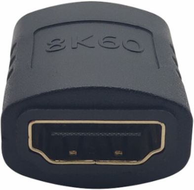 HDMI Coupler, Female to Female, 8K @ 60Hz, Black, TAA