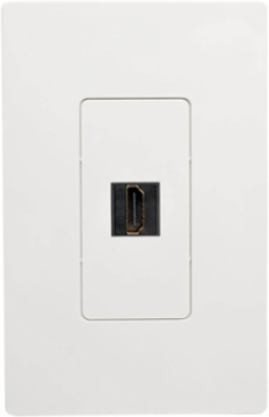 High-Speed HDMI Coupler Cable 1 ft. with Angled Connector and Shielding