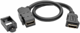High-Speed HDMI Coupler Cable 1 ft. with Angled Connector and Shielding