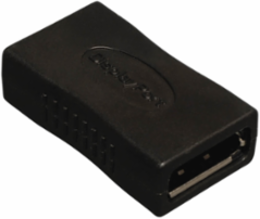 Compact DisplayPort F/F Gender Changer, Extend Dual Cables, HDCP 2.2