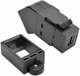 Mini DisplayPort to DisplayPort Keystone Adapter, Black, Supports 3840x2160@60Hz