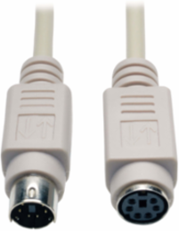 PS/2 Keyboard/Mouse Extension Cable 25 ft. MiniDIN6 M/F, Beige