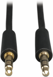 3.5mm Mini Stereo Audio Cable, 3 ft, Gold Plated Connectors