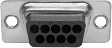 DB9 to RJ45 Modular Serial Adapter (F/F) - RS-232/RS-422/RS-485, Black