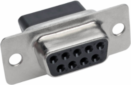 DB9 to RJ45 Modular Serial Adapter (F/F) - RS-232/RS-422/RS-485, Black