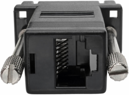 DB9 to RJ45 Modular Serial Adapter (F/F) - RS-232/RS-422/RS-485, Black