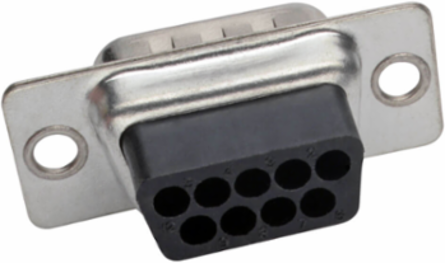 DB9 to RJ45 Modular Serial Adapter, RS-232/RS-422/RS-485, Male to Female