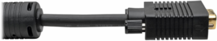 3 Ft. VGA Coax High-Resolution Cable, HD15 M/F, Supports 2048 x 1536