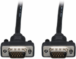Low-Profile VGA Coaxial Cable, 25 ft, Supports Resolutions 2048x1536